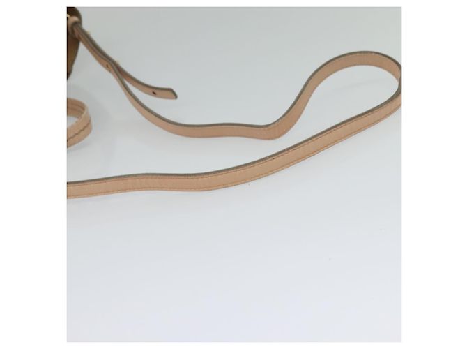 Céline Borsa a mano verticale in tela CELINE in pelle 2 in 1 rosa oro Auth sw418 D'oro - vista 9