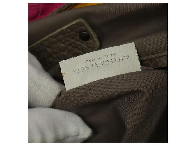 Autre Marque BORSA A SPALLA IN PELLE MULTICOLOR INTRECCIATO BOTTIGA VENETA Auth 122604 - vista 23