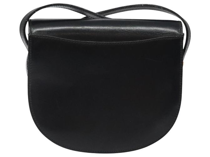 Borsa a Spalla BALLY in Pelle Nera Oro Auth BA1625 Nero D'oro - vista 2