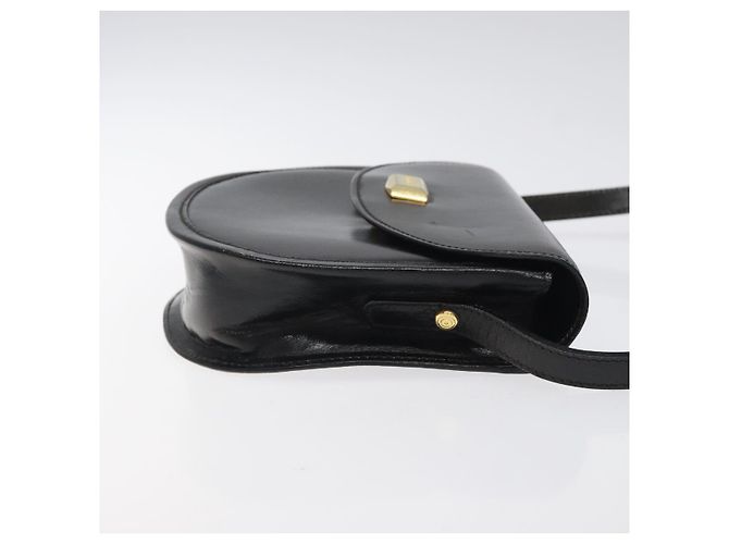 Borsa a Spalla BALLY in Pelle Nera Oro Auth BA1625 Nero D'oro - vista 3
