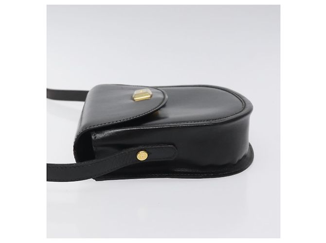 Borsa a Spalla BALLY in Pelle Nera Oro Auth BA1625 Nero D'oro - vista 4