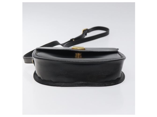 Borsa a Spalla BALLY in Pelle Nera Oro Auth BA1625 Nero D'oro - vista 5
