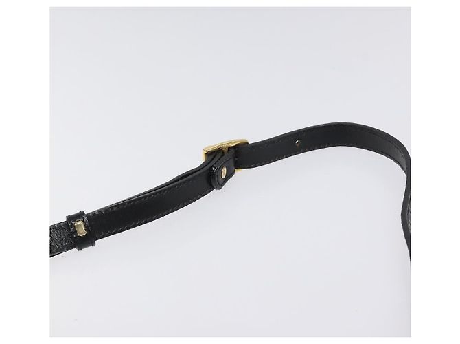 Borsa a Spalla BALLY in Pelle Nera Oro Auth BA1625 Nero D'oro - vista 8