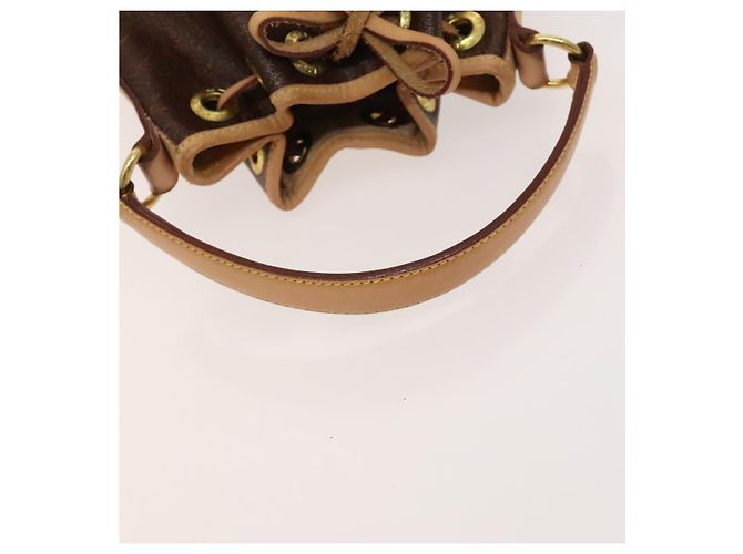ETRO Borsa a Spalla Paisley PVC Marrone Oro Auth am8283 D'oro - vista 7