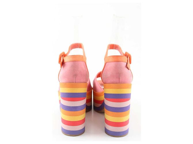 Hermès Tacchi in suede multicolori Multicolore - vista 2