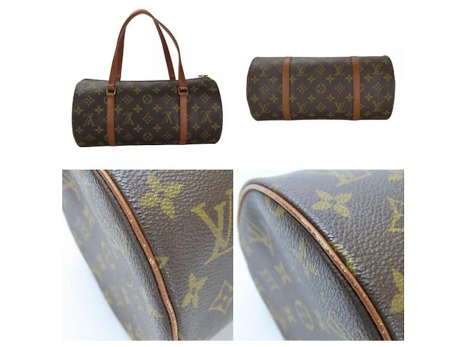 Louis Vuitton Handtasche Papillon 30 Braun - Ansicht 4