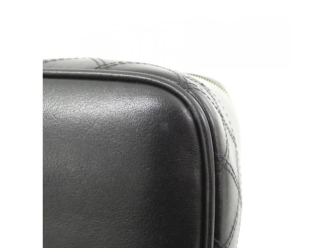 Chanel 01619 Handtasche aus schwarzem Lammleder - Ansicht 3