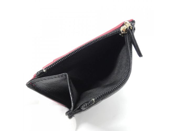 Billetera plegable Chanel 19 Línea AP1064 Negro Roja - vista 7