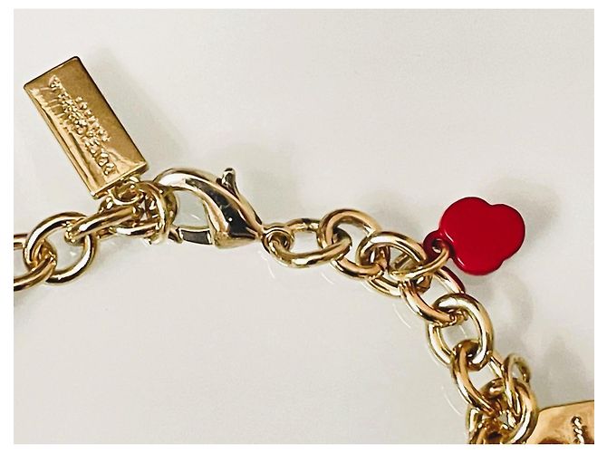 Delizioso bracciale DOLCE & GABBANA acciaio dorato charms rossetto e altri - vista 8