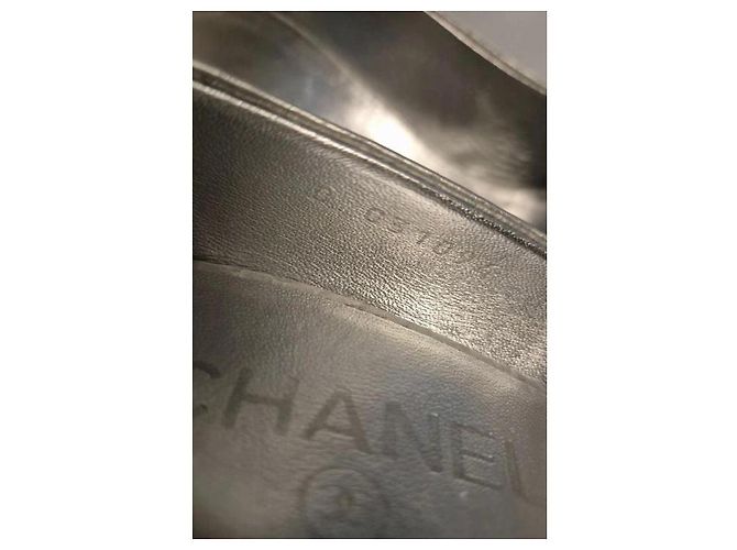 Tacchi Chanel 39 Argento - vista 4
