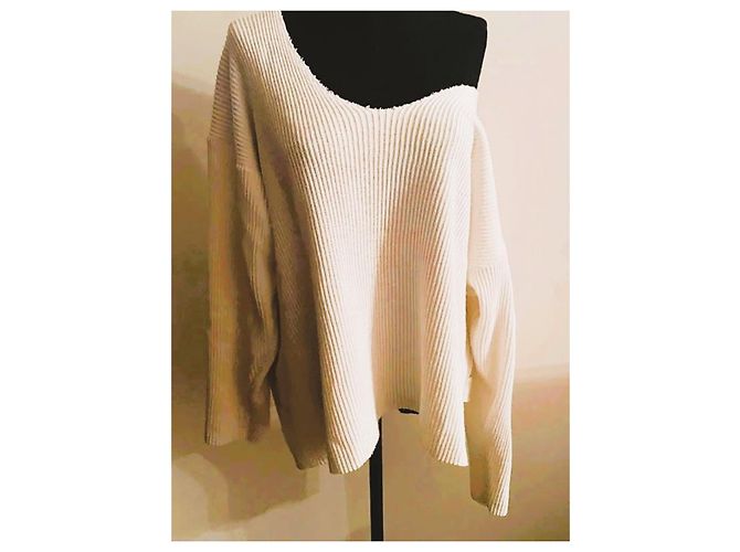 Pull cotone bianco  LA FÉE MARABOUTÉE taglia M Beige - vista 2