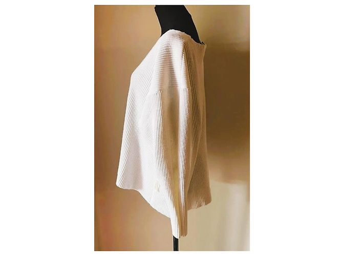Pull cotone bianco  LA FÉE MARABOUTÉE taglia M Beige - vista 6