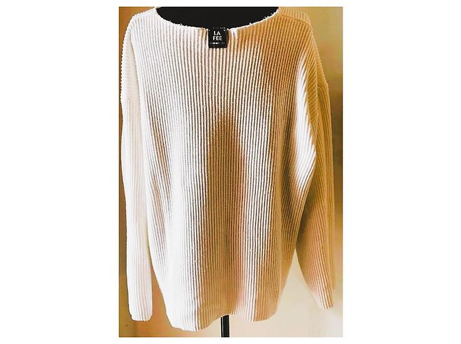 Pull cotone bianco  LA FÉE MARABOUTÉE taglia M Beige - vista 8