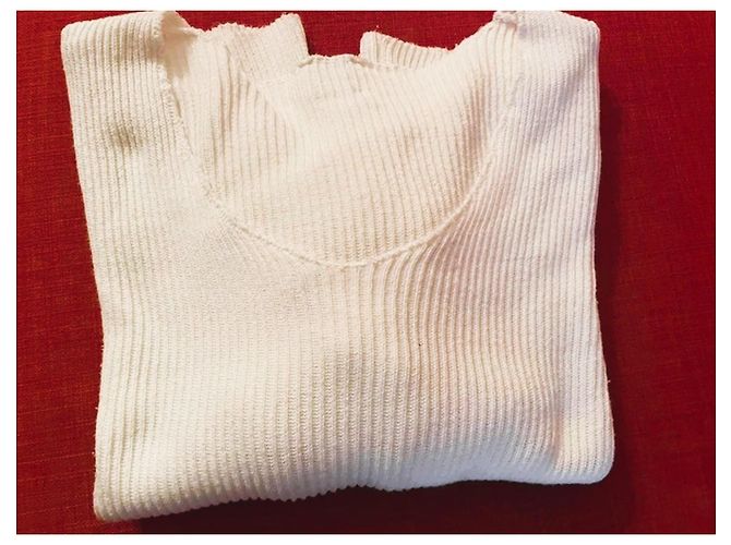 Pull cotone bianco  LA FÉE MARABOUTÉE taglia M Beige - vista 9