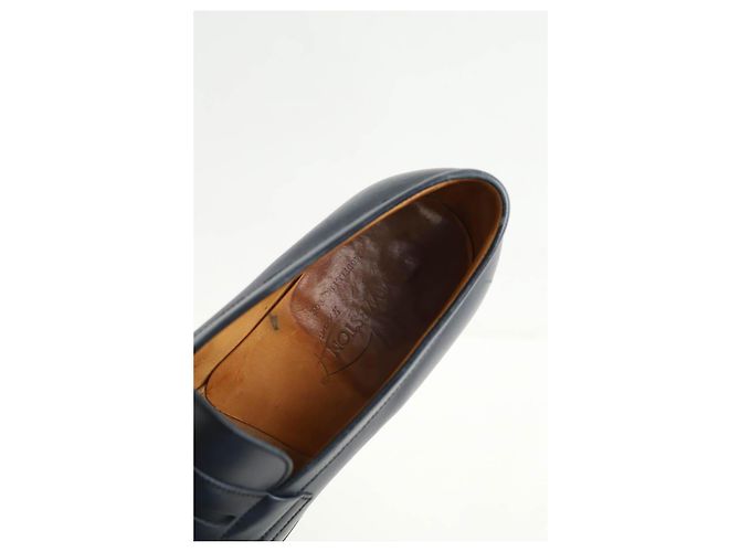 JW Anderson Mocassins en cuir bleus - vue 5
