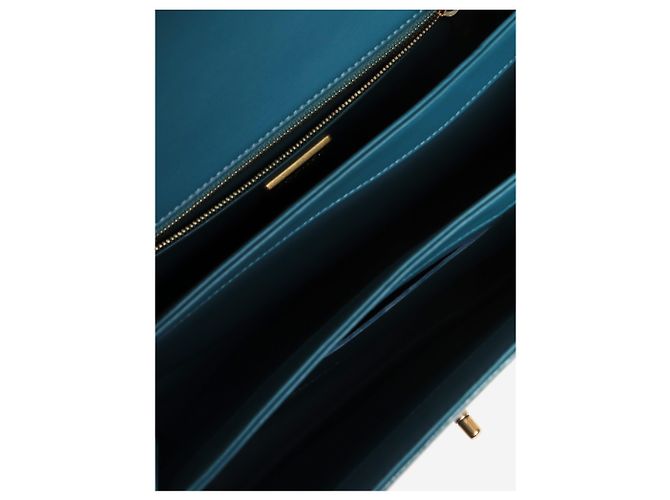 Chanel Borsa a spalla mini flap esotica turchese Verde - vista 7