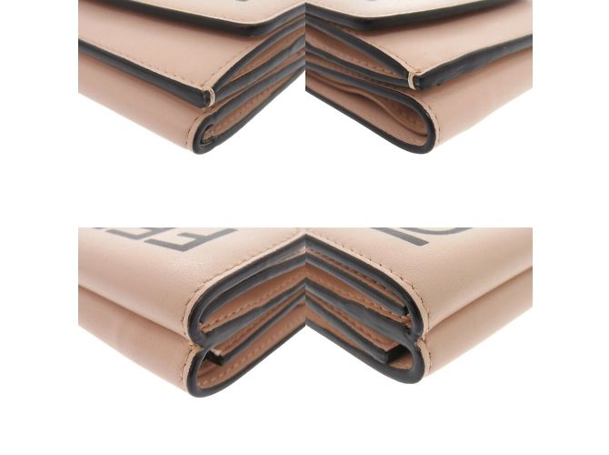 Cartera tri-fold micro rosa Fendi Roma - vista 4