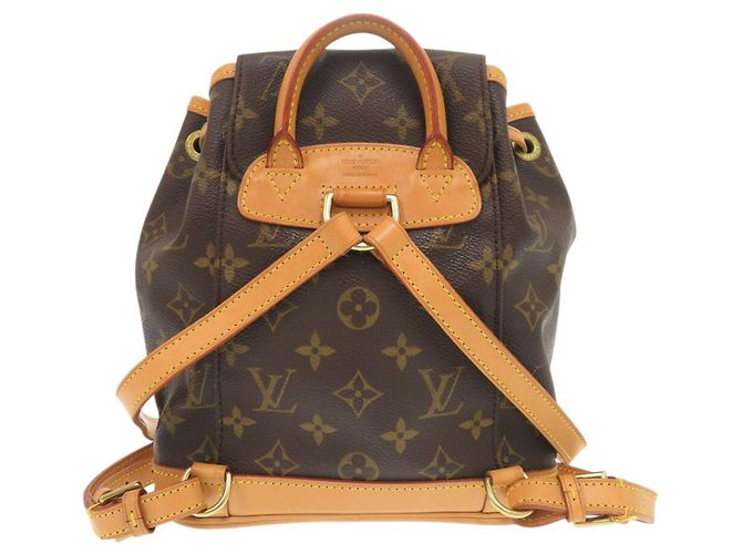 Louis Vuitton Mini Montsouris Monogram Rucksack Braun Monogramm - Ansicht 3