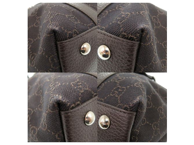 Borsa Tote Gucci GG Abbey Marrone scuro - vista 10