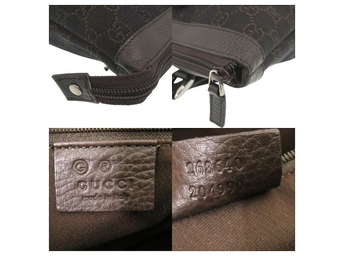 Borsa Tote Gucci GG Abbey Marrone scuro - vista 11