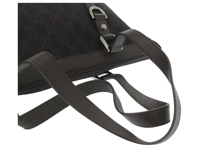 Borsa Tote Gucci GG Abbey Marrone scuro - vista 5
