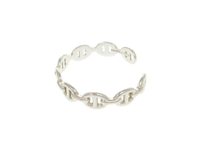 Hermès Bracciale rigido Hermes Chaine d'Ancre Anchaine SH in argento 925 - vista 3