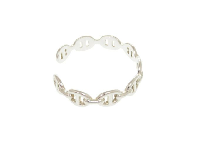 Hermès Bracciale rigido Hermes Chaine d'Ancre Anchaine SH in argento 925 - vista 4