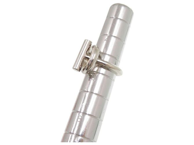Hermès Hermes Echappe Silver 925 Band Ring Silvery - view 7
