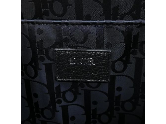 Borsa a mano nera Christian Dior - vista 5