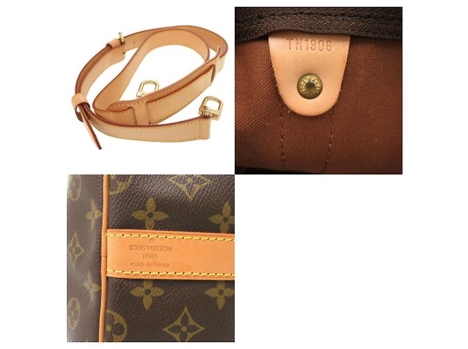 Borsa Monogram Keepall Bandoulière 60 di Louis Vuitton Marrone Monogramma - vista 11