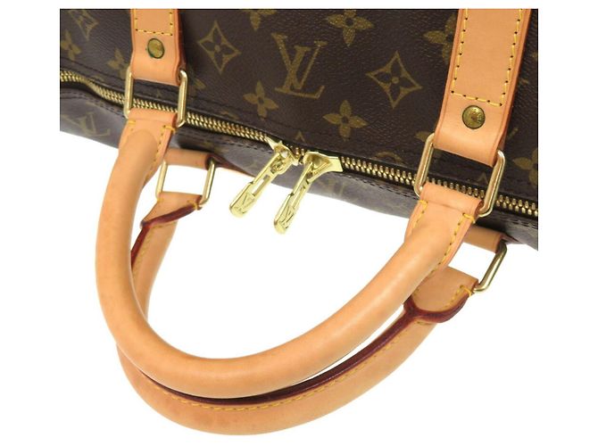 Borsa Monogram Keepall Bandoulière 60 di Louis Vuitton Marrone Monogramma - vista 6