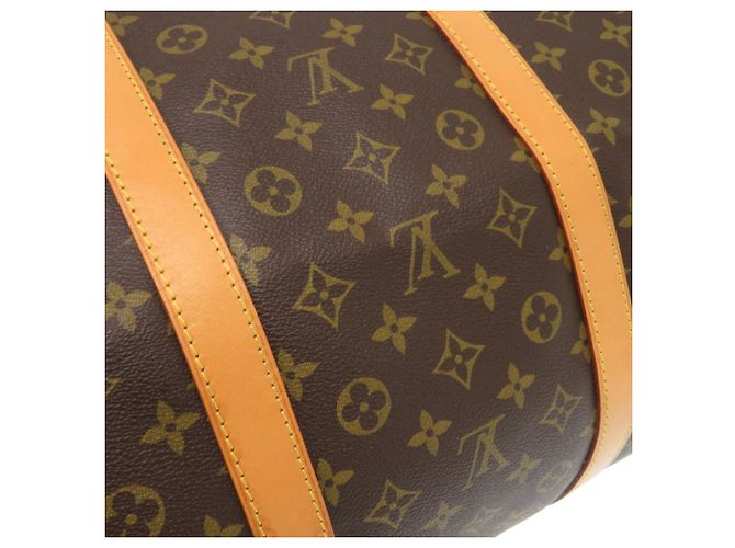 Borsa Monogram Keepall Bandoulière 60 di Louis Vuitton Marrone Monogramma - vista 9