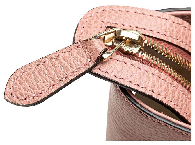 Borsa Swing Mini Gucci in pelle di vitello rosa - vista 10