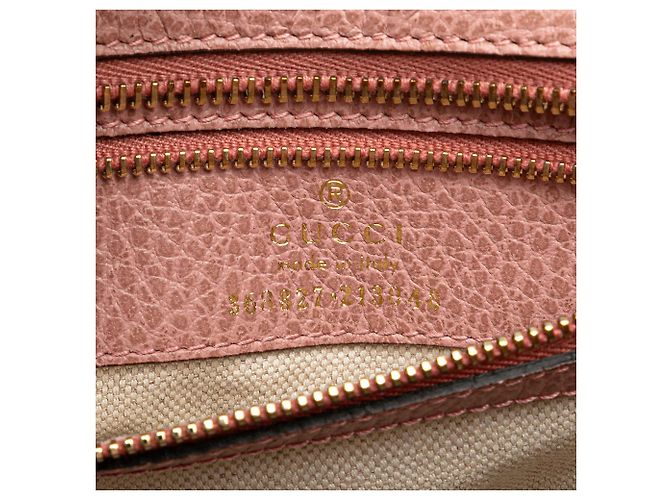 Borsa Swing Mini Gucci in pelle di vitello rosa - vista 6