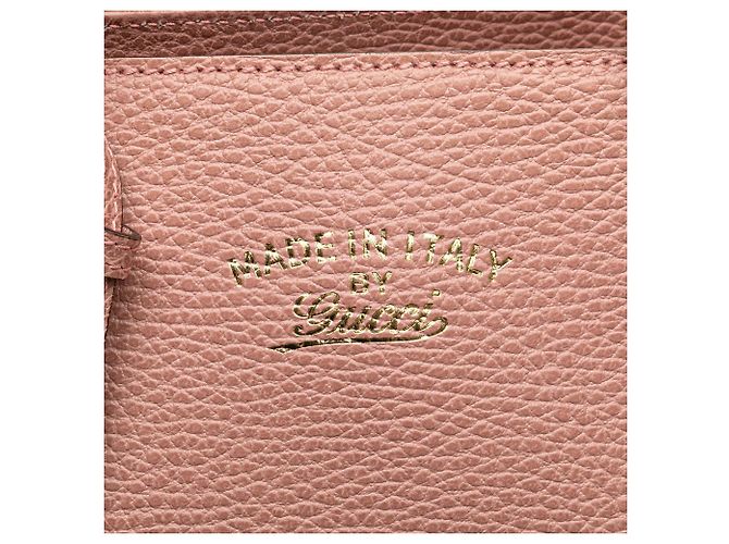 Borsa Swing Mini Gucci in pelle di vitello rosa - vista 7