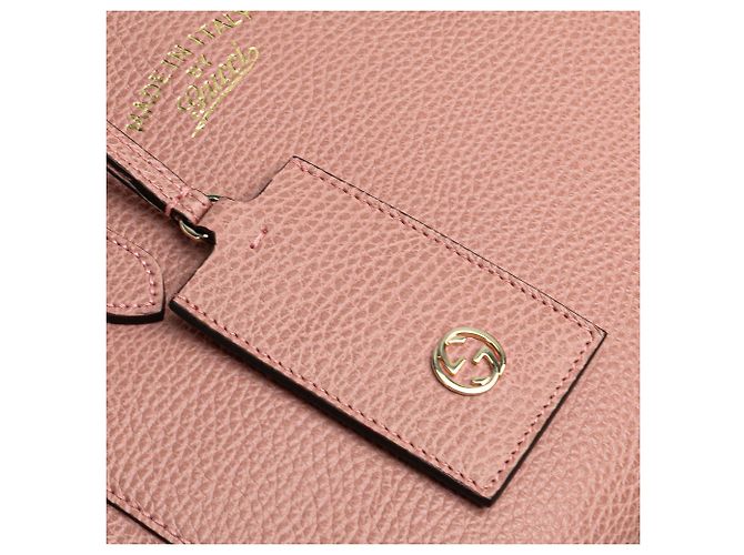 Borsa Swing Mini Gucci in pelle di vitello rosa - vista 8