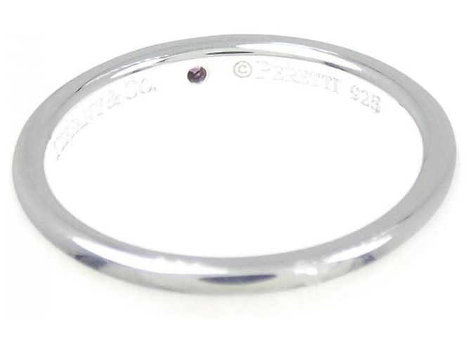 Tiffany & Co Anello in argento 925 Tiffany con zaffiro - vista 3