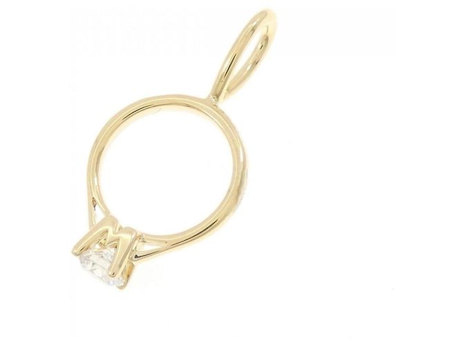 Pendente Anello Charm Harry Winston di HW D'oro - vista 2