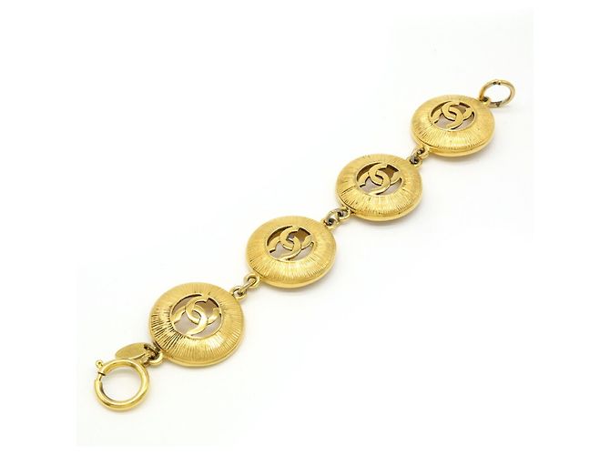 Bracciale in charm dorato Chanel Coco Mark D'oro - vista 3