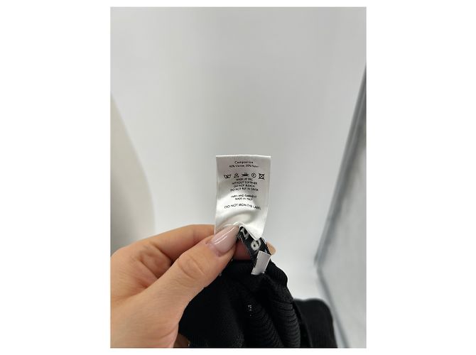 Autre Marque IOANNES Strickjacke schwarz gerippt - Ansicht 6
