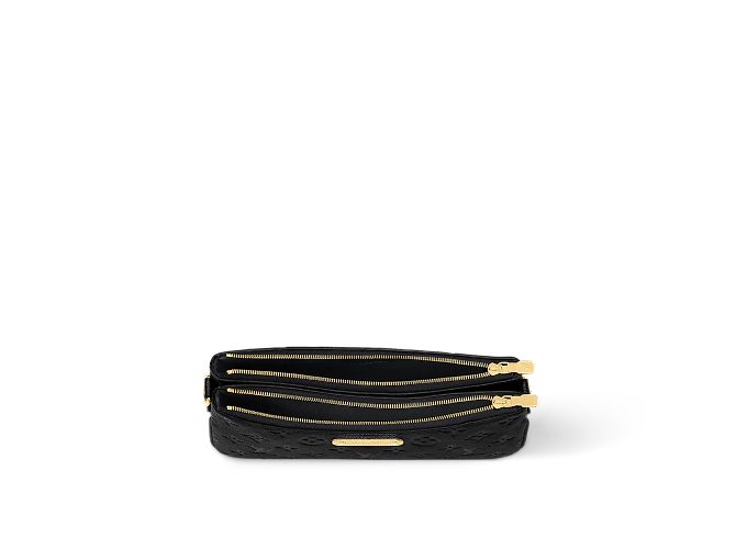 Louis Vuitton LV Liv Pochette in pelle monogramma Nero - vista 2