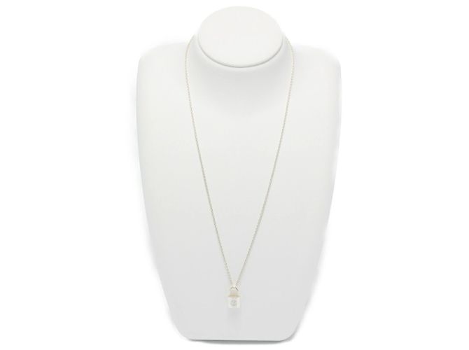 Collana con lucchetto Silver Lockit di Louis Vuitton - vista 2