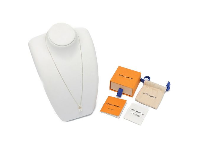 Collana con lucchetto Silver Lockit di Louis Vuitton - vista 7