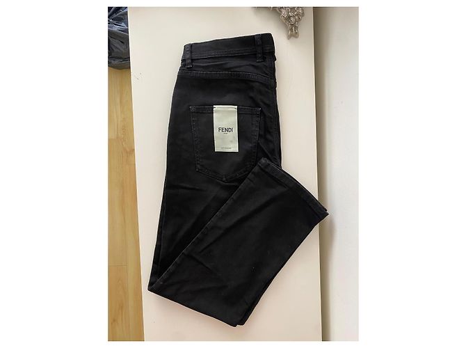 Jeans Fendi "Karl Loves" – Edición Limitada Original Negro - vista 2
