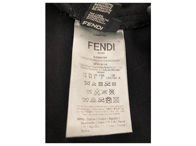 Jeans Fendi "Karl Loves" – Edición Limitada Original Negro - vista 4