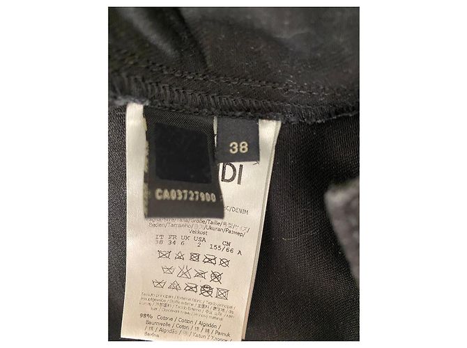 Jeans Fendi "Karl Loves" – Edición Limitada Original Negro - vista 5