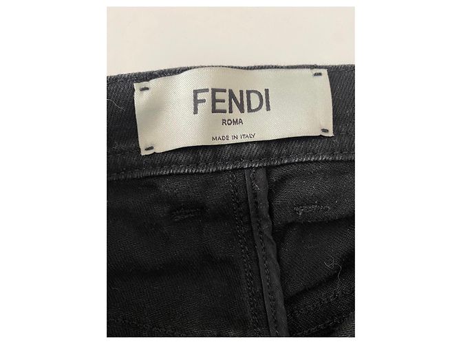 Jeans Fendi "Karl Loves" – Edición Limitada Original Negro - vista 6