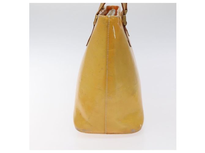 LOUIS VUITTON Monogram Vernis Houston Borsa a Mano Grigia M91053 LV Auth hk2570 Grigio - vista 4