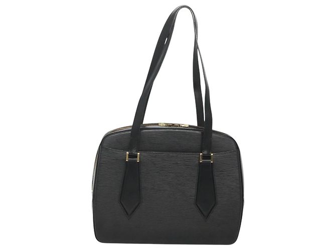 LOUIS VUITTON Borsa a Spalla Epi Voltaire Nera M52432 LV Auth bs25359 Nero - vista 2