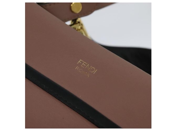 Borsa a mano in pelle FENDI Runaway Small 2way Rosa Oro Auth bs25561 D'oro - vista 16